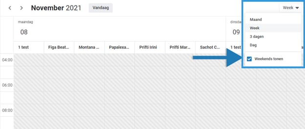 Hoe extra weergave aanpassingen in de agenda te doen 2