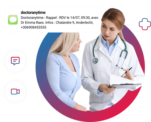 Rappel de rendez-vous par sms via Doctoranytime