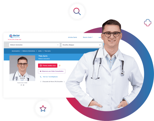 Médecin généraliste avec un profil complet sur la plateforme de Doctoranytime