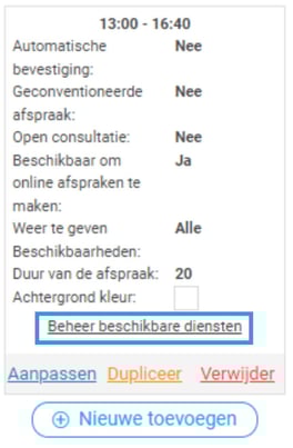 Bepaal uw beschikbaarheden voor Videoconsultaties 5