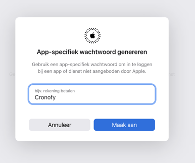 Synchroniseren met een iCloud-account 12